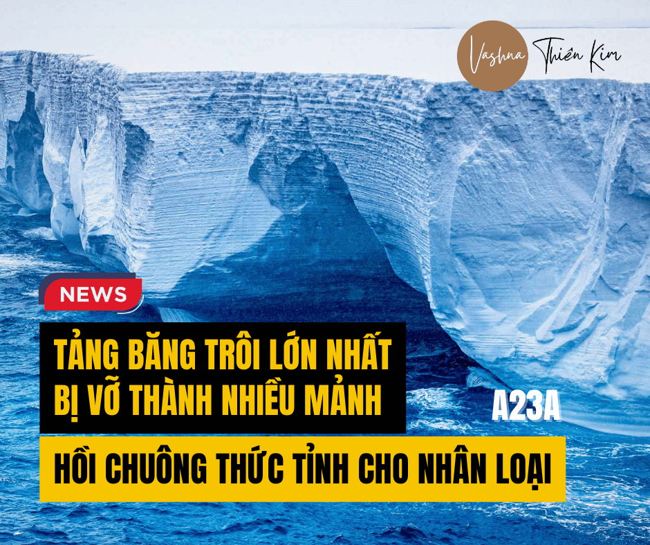 Tảng Băng Trôi Lớn Nhất Bị Vỡ Thành Nhiều Mảnh - Hồi Chuông Thức Tỉnh Cho Nhân Loại